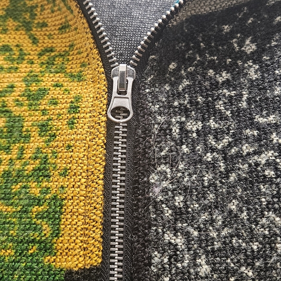 Colorful Patchwork Zip-Up Jacket - Picture 3 of 4